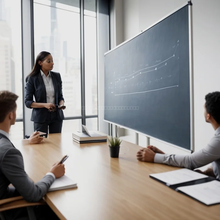 Professionals in a live interactive training session